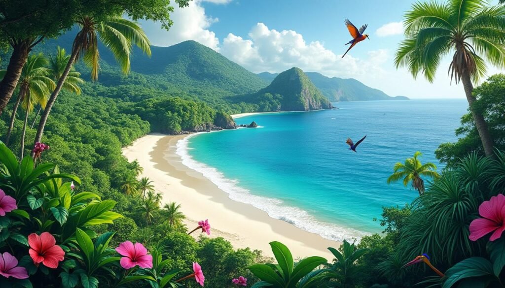 discover the breathtaking beauty of tayrona national natural park in colombia. explore pristine beaches, lush rainforests, and vibrant wildlife for an unforgettable adventure.
